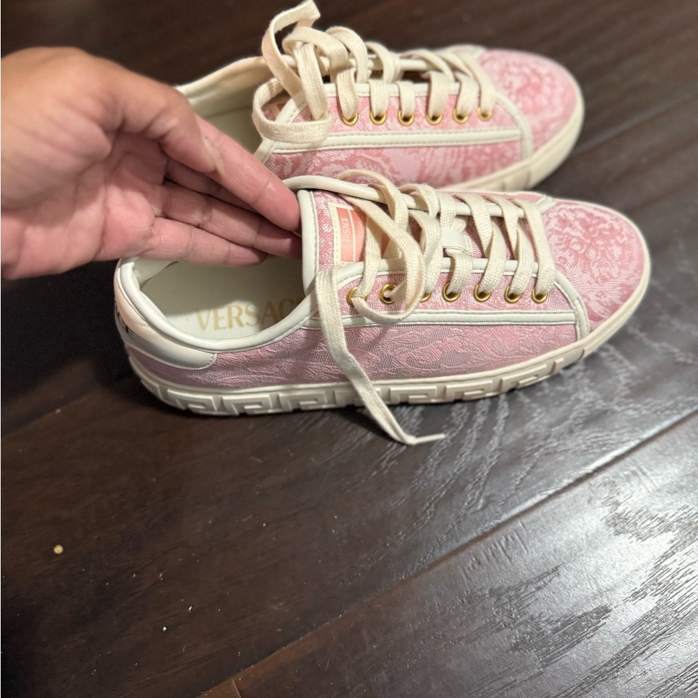 Versace  Pink Sneakers